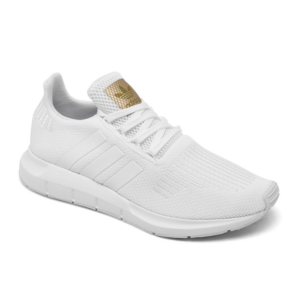 Adidas Women's Swift Run Casual Sneakers from Finish Line white copper size 7.5